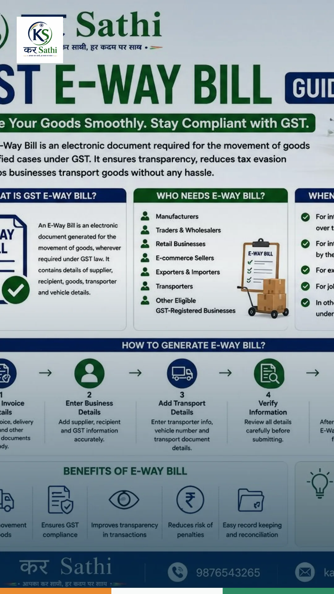 GST E-Way Bill Guide: Everything You Need to Know About E-Way Bills Under GST - Kar Sathi