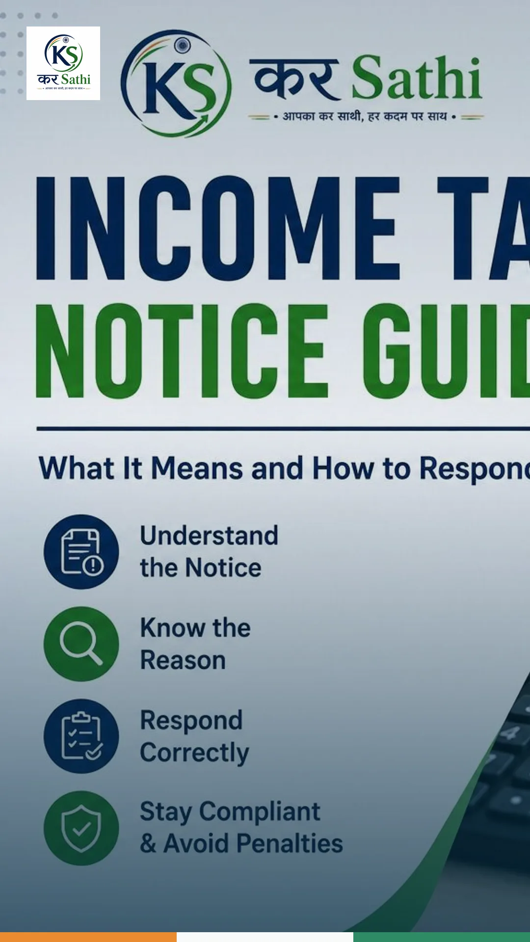 Income Tax Notice Guide: What It Means and How to Respond - Kar Sathi